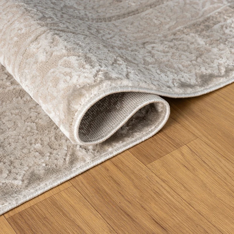 Teppich Kurzflor Modern 3D Muster Hoch-Tief-Struktur Wohnzimmer&Schlafzimmer