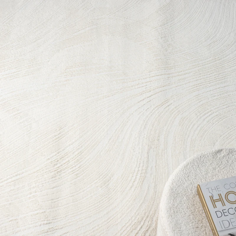 Teppich Kurzflor Modern 3D Muster Hoch-Tief-Struktur Wohnzimmer&Schlafzimmer