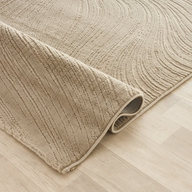Teppich Kurzflor Modern 3D Muster Hoch-Tief-Struktur Wohnzimmer&Schlafzimmer