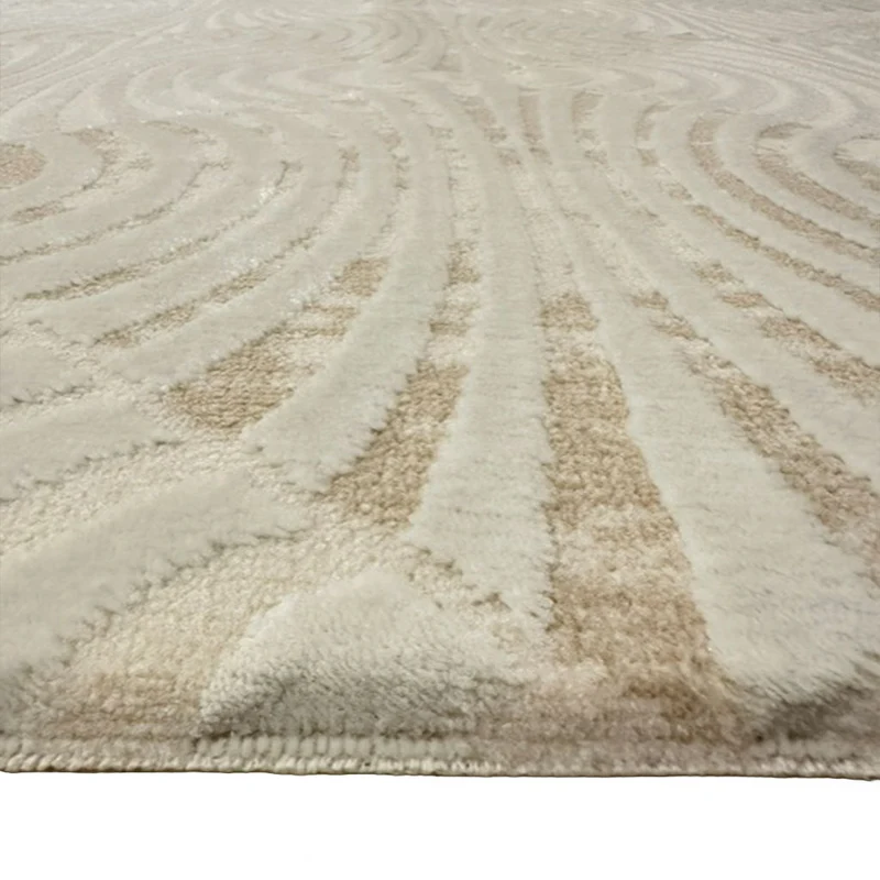 Kurzflor Teppich Boho 3D Hoch-Tief-Effekt – Teppich Wohnzimmer & Schlafzimmer