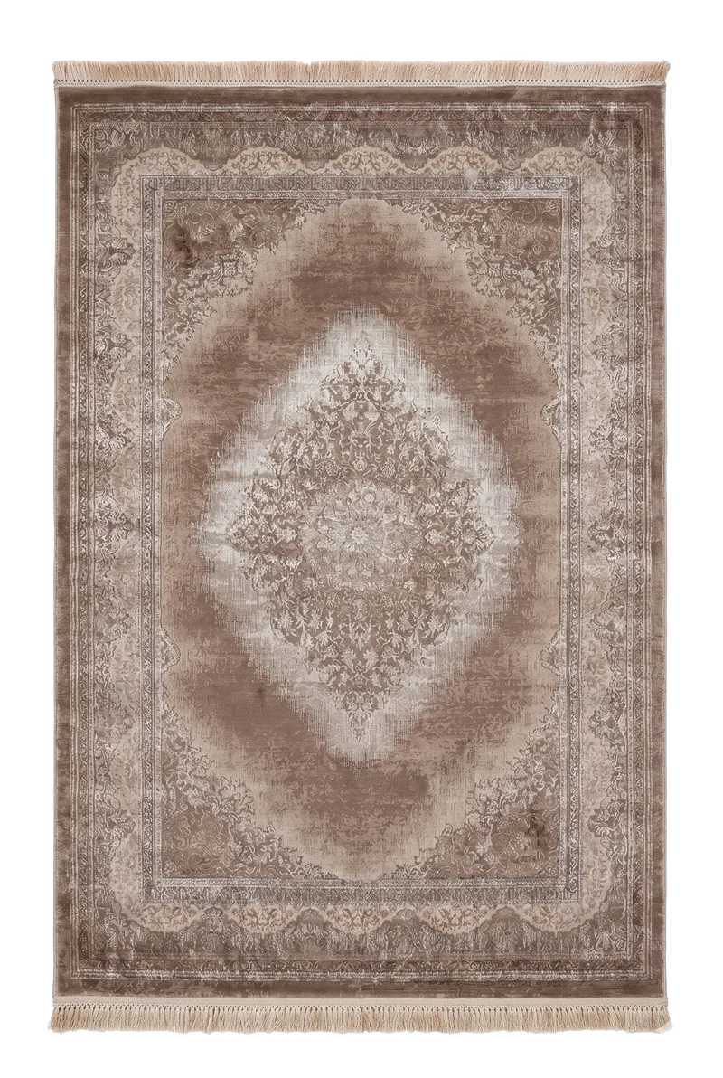Teppich Kurzflor Moderner Teppich mit Ornament-Muster – Pflegeleicht & Robust – Für Fußbodenheizung geeignet