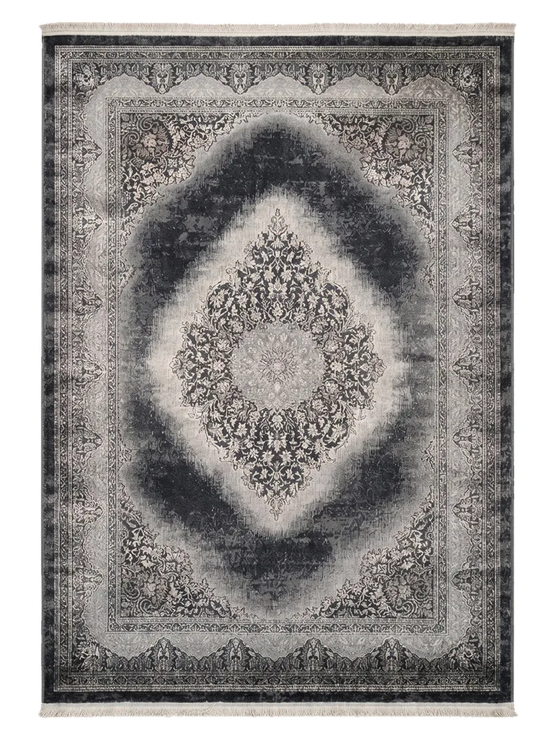 Teppich Kurzflor Moderner Teppich mit Ornament-Muster – Pflegeleicht & Robust – Für Fußbodenheizung geeignet