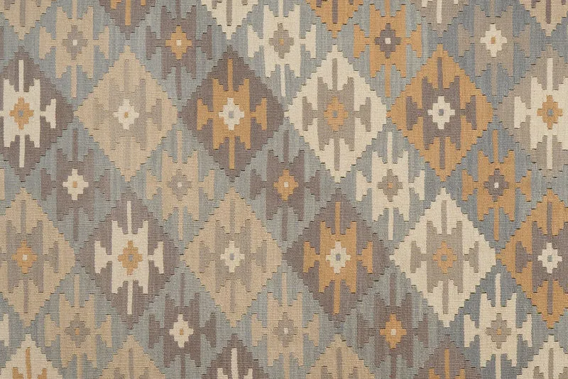 Kelim Gashgai · Handgewebt – Grau, 283x204 cm