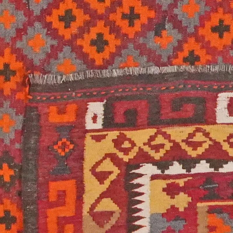 Kelim Belutch Old · Handgewebt – Bunt, 326x200 cm