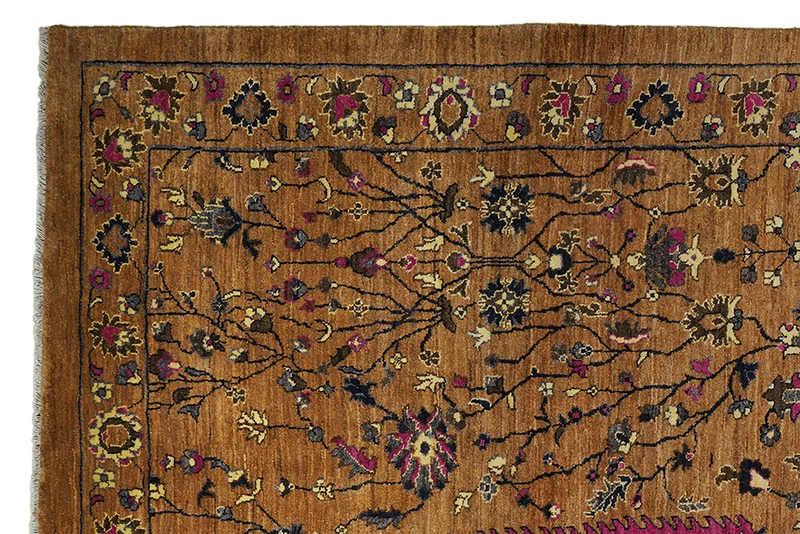Rizbaf · Handgeknüpft – Braun, 303x199 cm