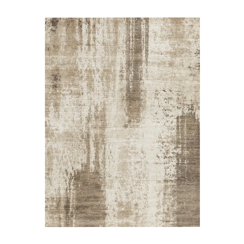 Abstrakter Teppich - Rusty Taupe