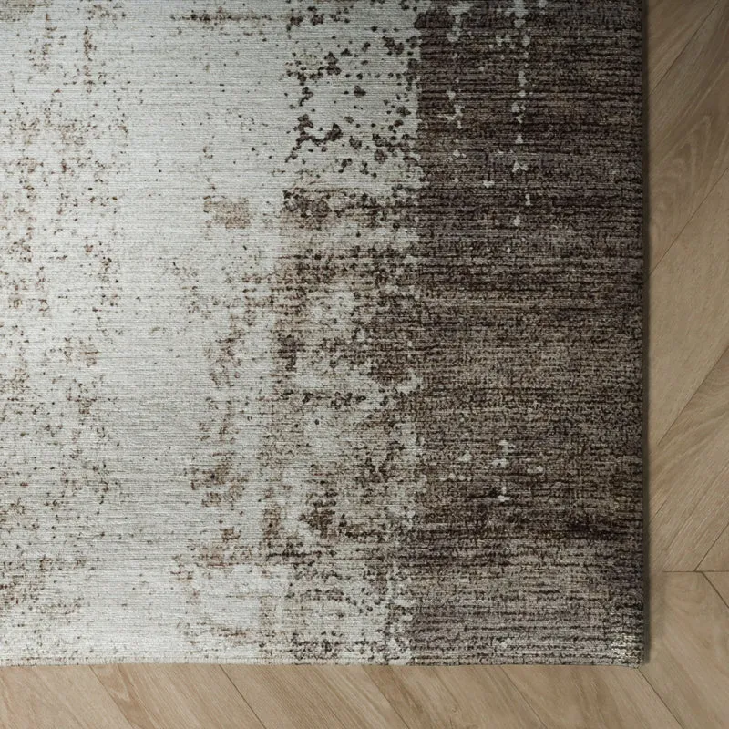 Abstrakter Teppich - Rusty Taupe