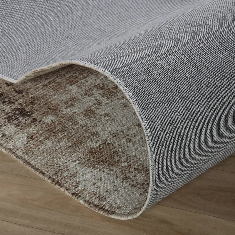 Abstrakter Teppich - Rusty Taupe
