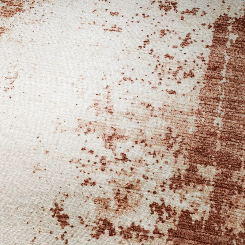 Abstrakter Teppich - Rusty Brown