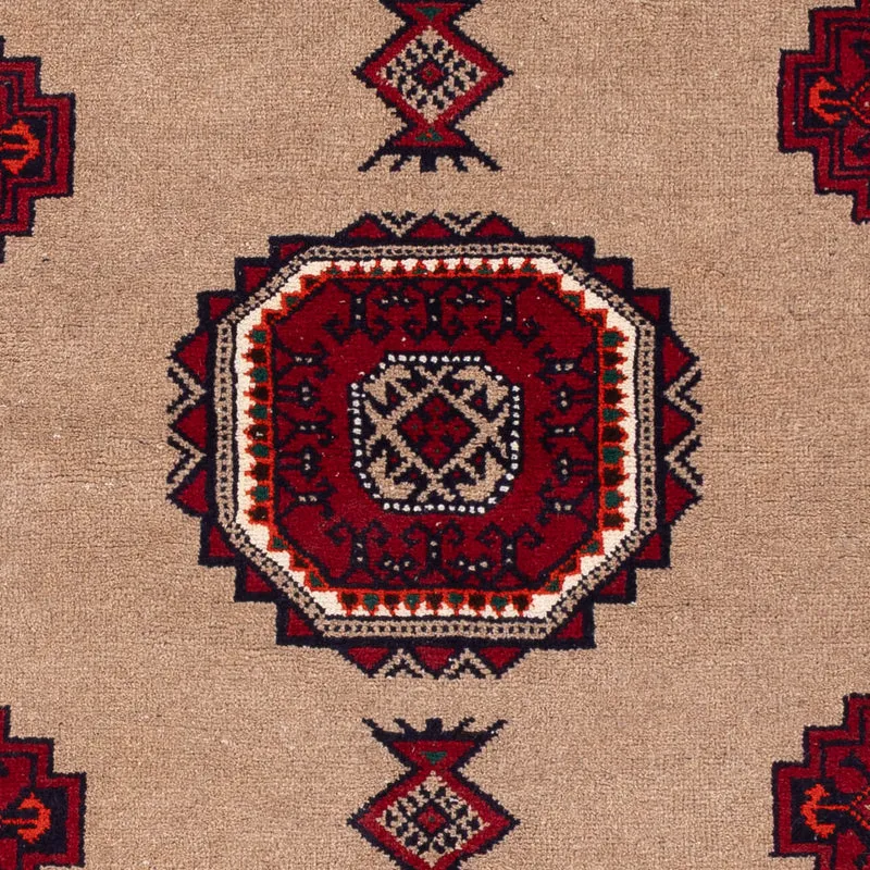 Belutsch Teppich 130x177cm - Perserteppich - hellbraun