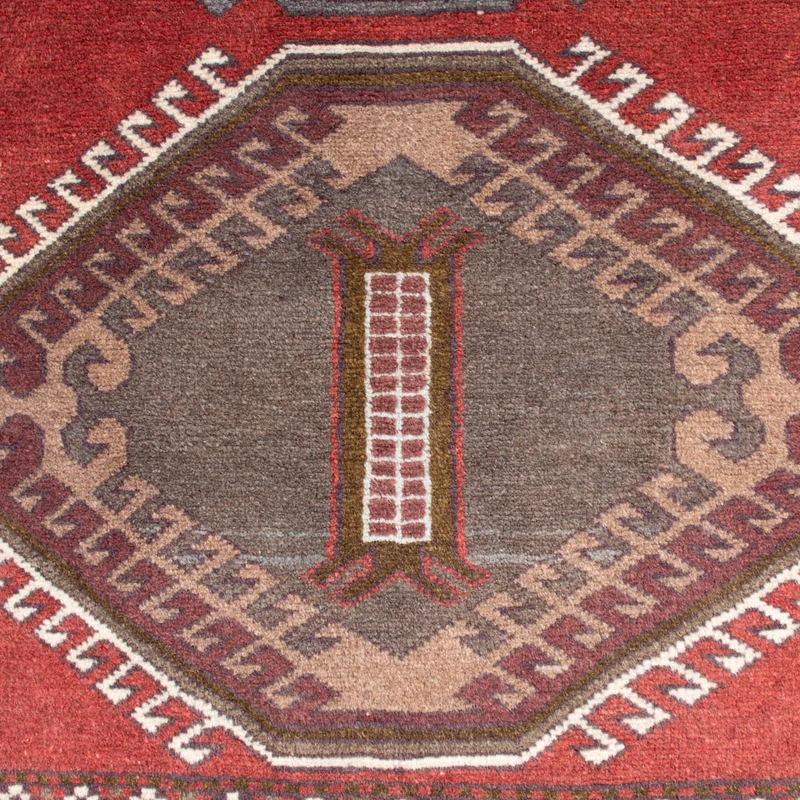 Belutsch Teppich 117x197cm - Perserteppich - dunkelrot