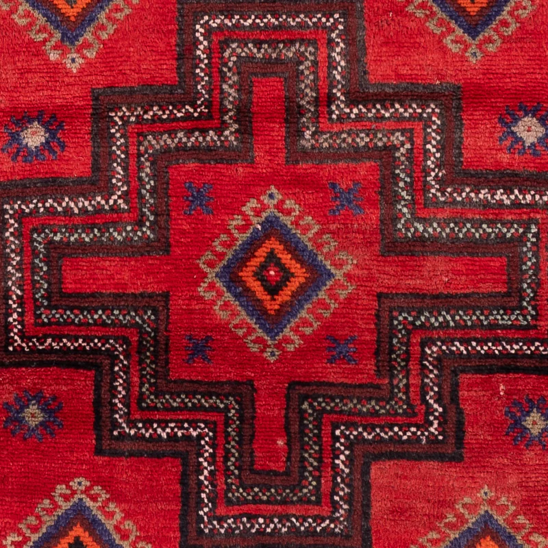 Belutsch Teppich 110x204cm - Perserteppich - rot