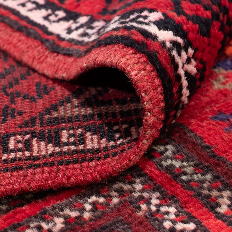 Belutsch Teppich 110x204cm - Perserteppich - rot