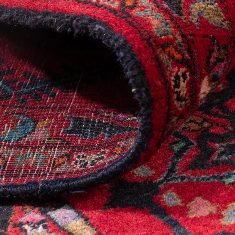 Belutsch Teppich 110x220cm - Perserteppich - dunkelrot