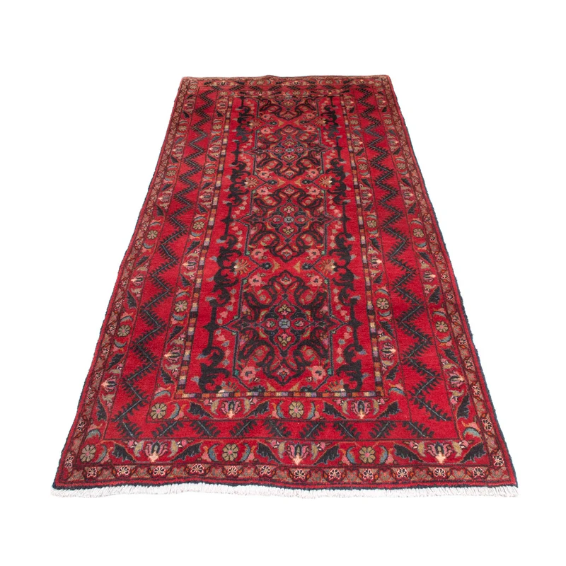 Belutsch Teppich 110x220cm - Perserteppich - dunkelrot