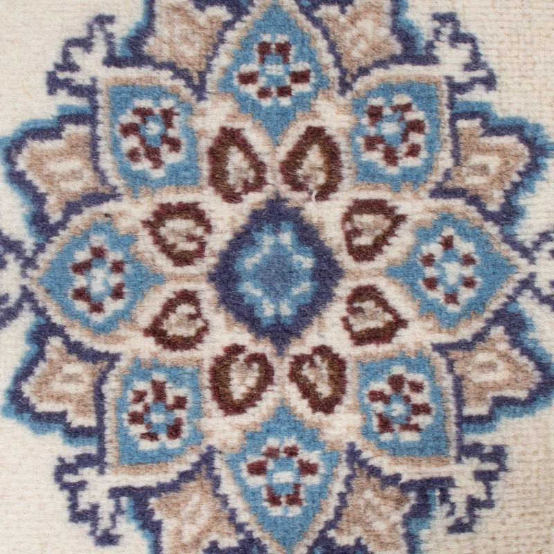 Nain - 12La Teppich 60x90cm - Perserteppich - hellbeige
