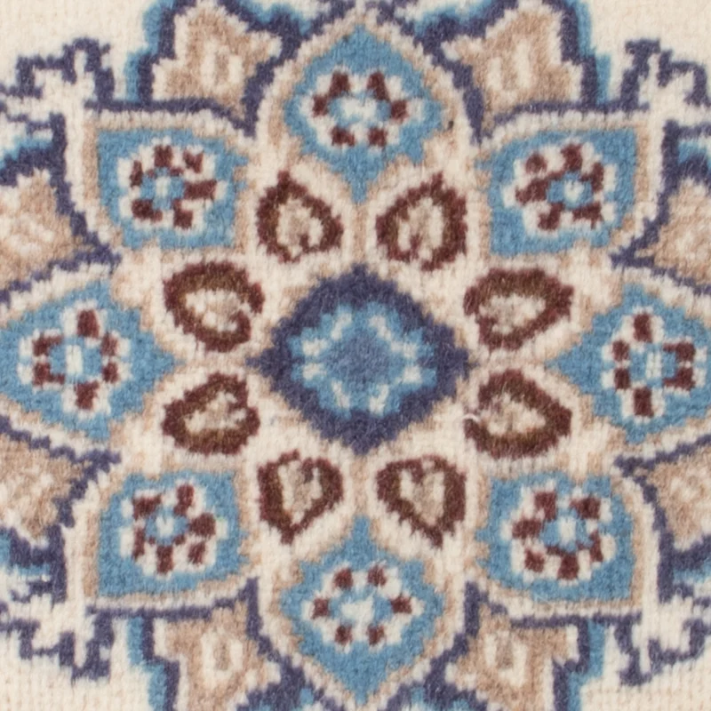 Nain - 12La Teppich 60x90cm - Perserteppich - hellbeige