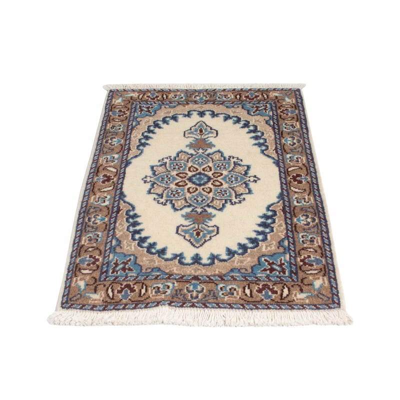 Nain - 12La Teppich 60x90cm - Perserteppich - hellbeige