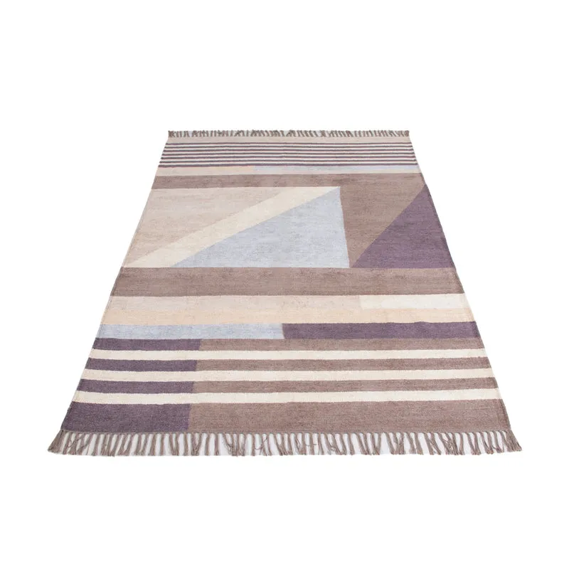 Kelim Modern Teppich 140x200cm - mehrfarbig