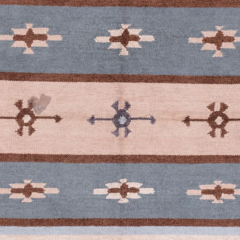 Kelim Modern Teppich 140x200cm - mehrfarbig
