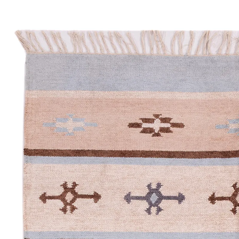 Kelim Modern Teppich 140x200cm - mehrfarbig