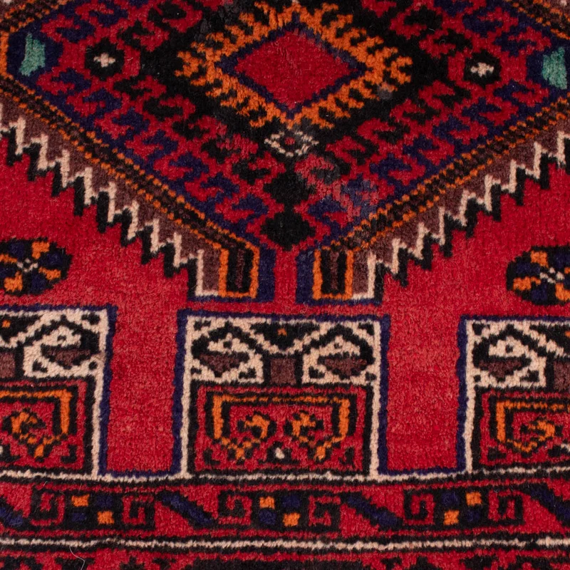Belutsch Teppich 97x186cm - Perserteppich - rot