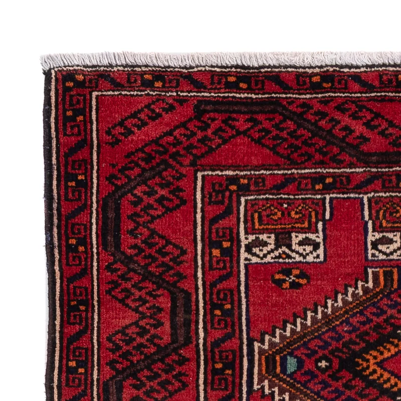 Belutsch Teppich 97x186cm - Perserteppich - rot