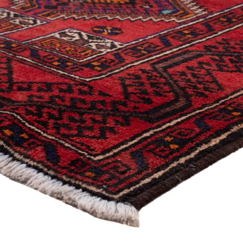 Belutsch Teppich 97x186cm - Perserteppich - rot