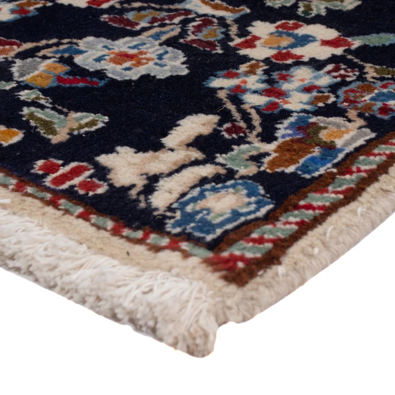 Nain - 12La Teppich 48x160cm - Perserteppich - dunkelblau
