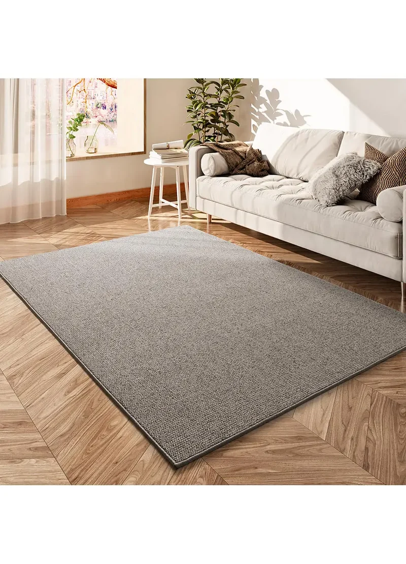 Alfombra a medida tejida en bucle Country Liso Gris