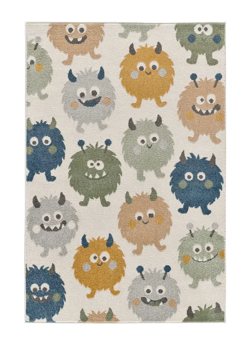 Alfombra infantil monstruos Beats 40501 Multicolor