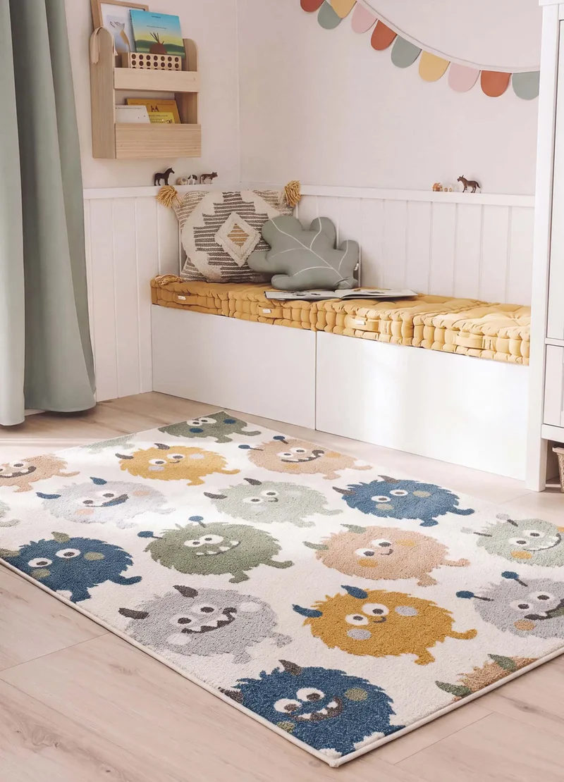 Alfombra infantil monstruos Beats 40501 Multicolor