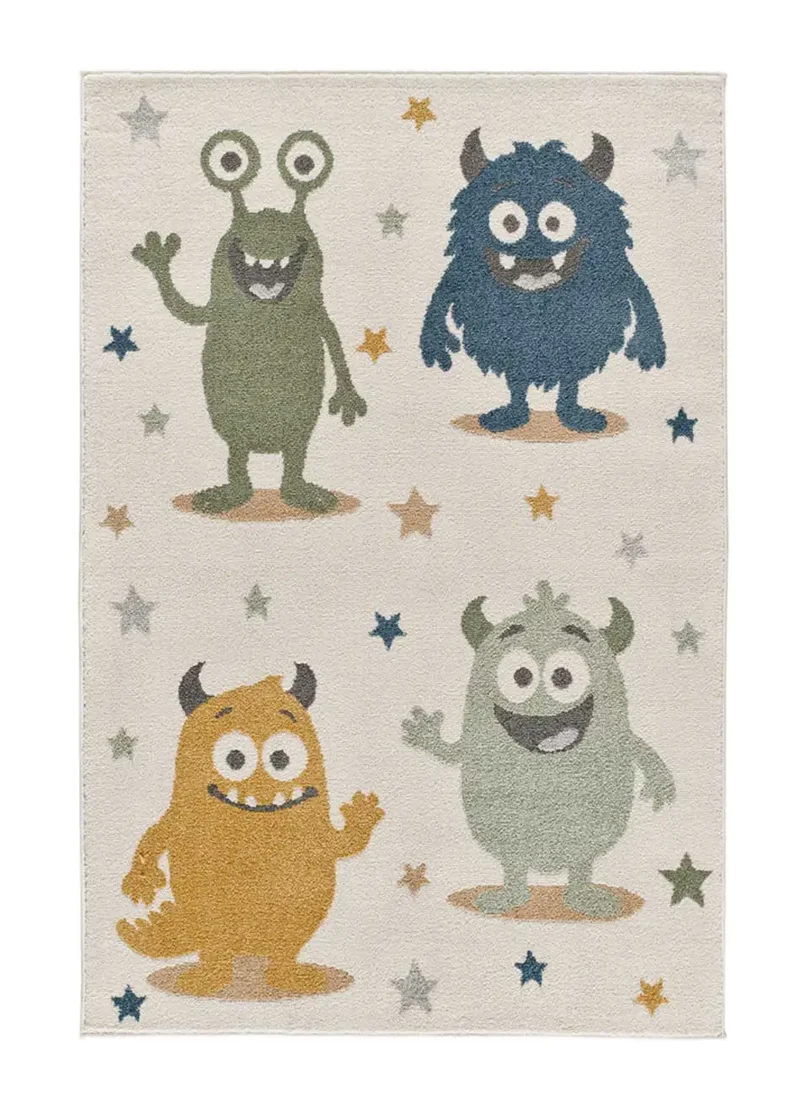 Alfombra infantil monstruos Beats 40500 Multicolor