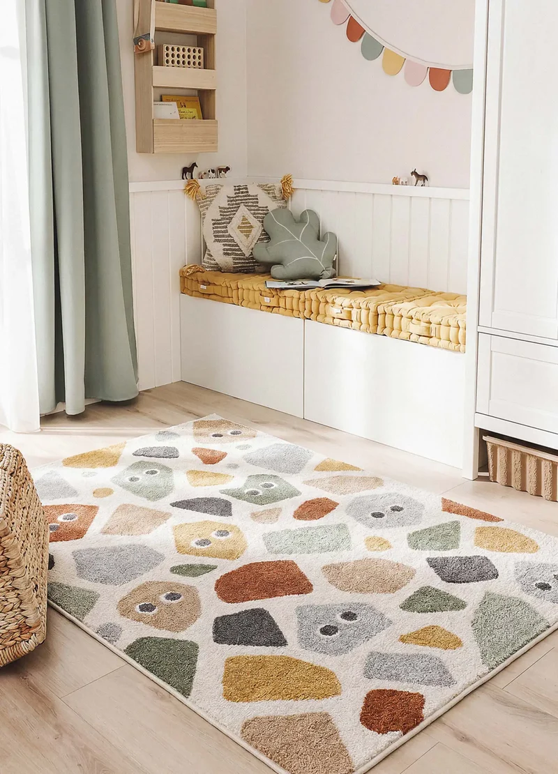 Alfombra infantil piedras animadas Beats 40495 Multicolor