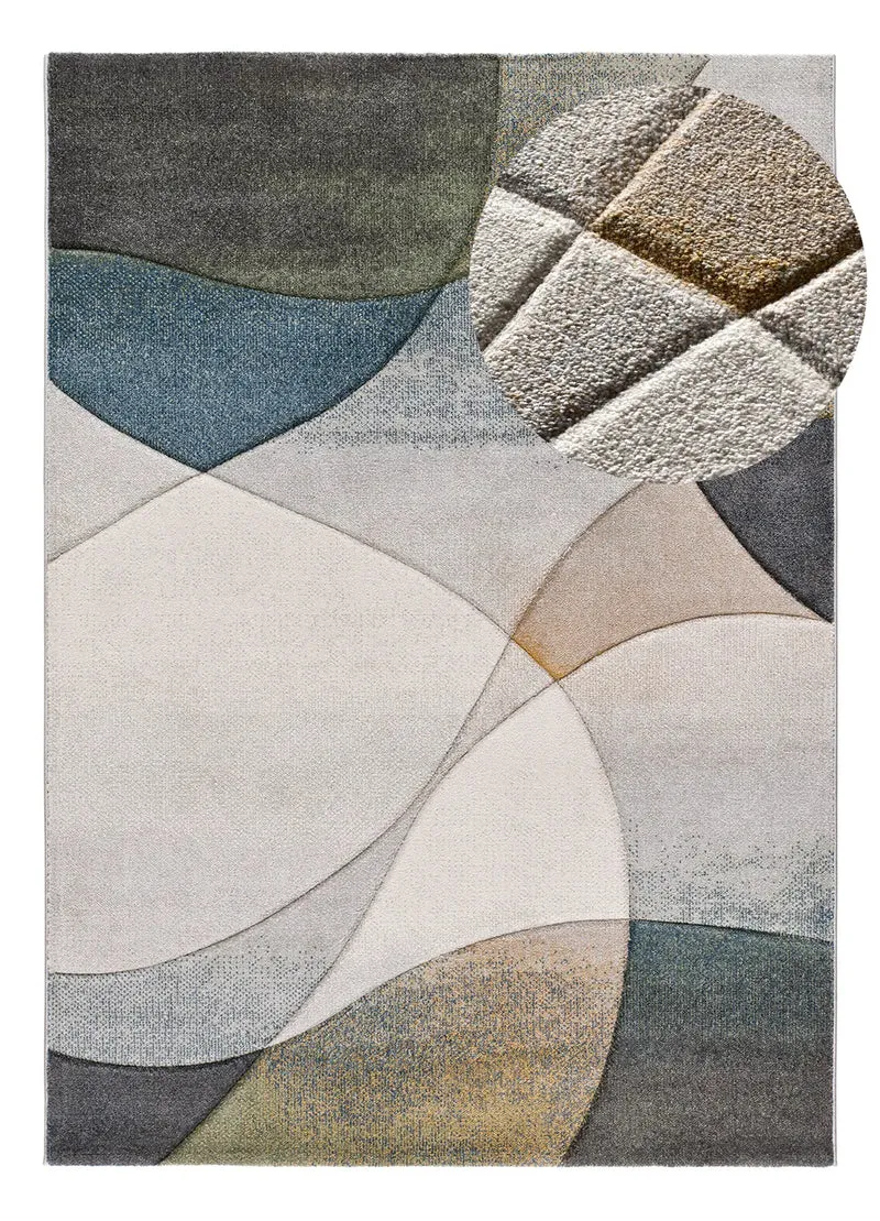 Alfombra abstracta Badet Gris 40377