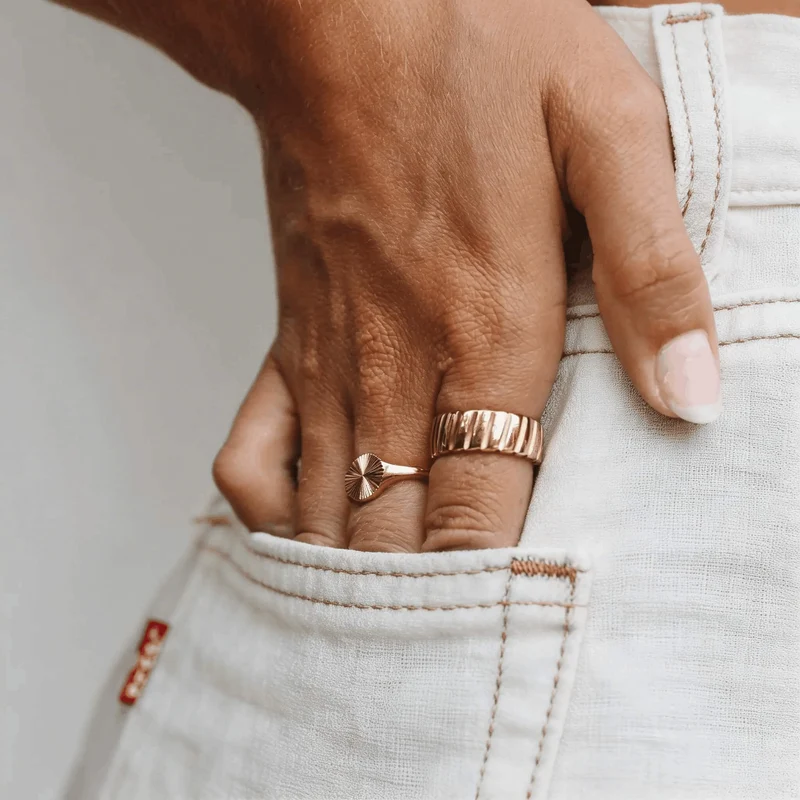 Sun Signet Ring