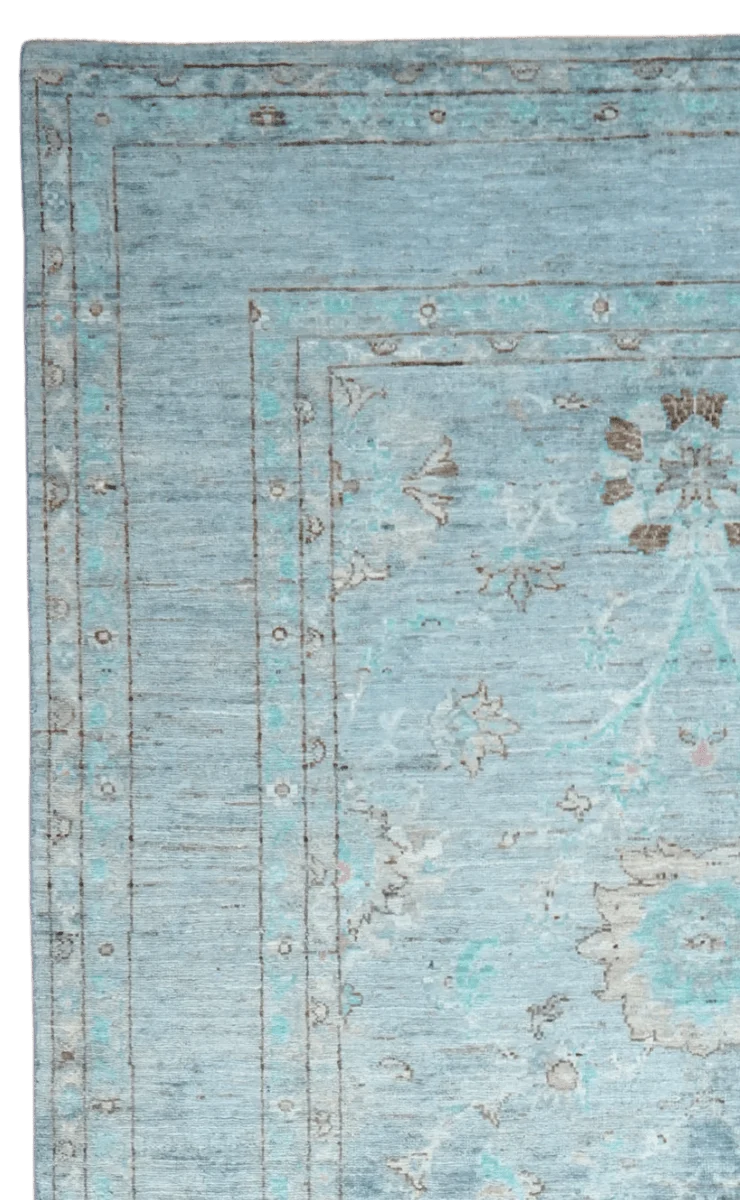 Shahi · Handgeknüpft – Blau, 246x168 cm
