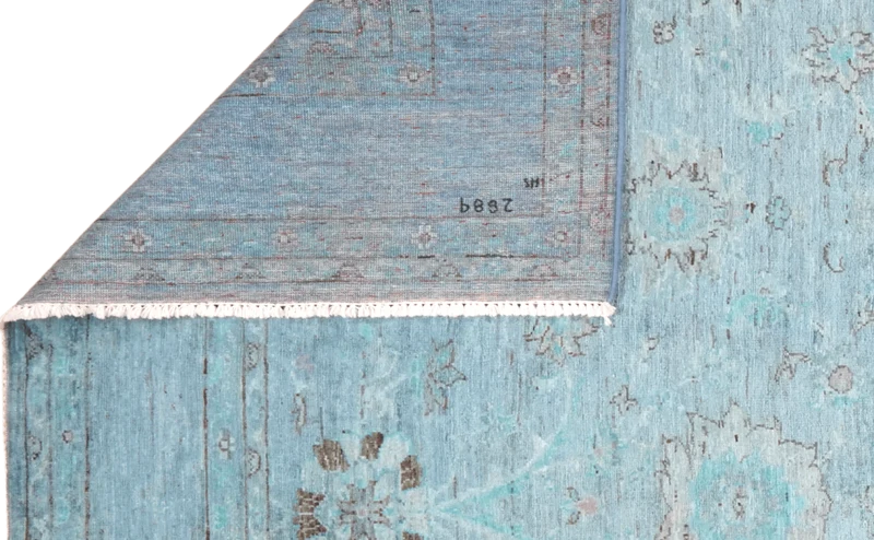 Shahi · Handgeknüpft – Blau, 246x168 cm