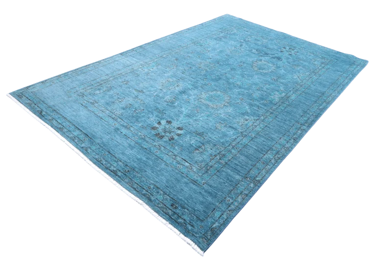 Shahi · Handgeknüpft – Blau, 246x168 cm