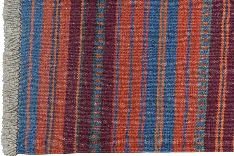 Kelim Gashgai · Handgewebt – Bunt, 198x60 cm