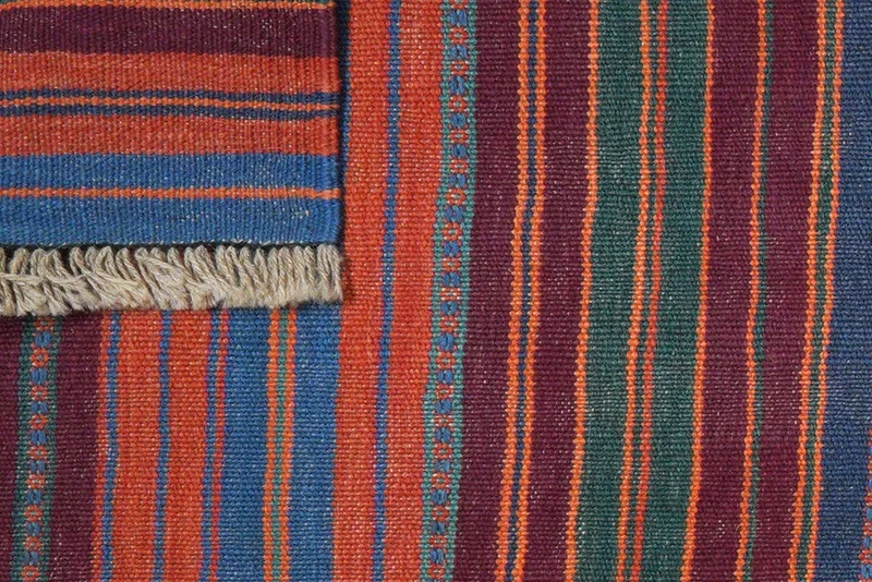 Kelim Gashgai · Handgewebt – Bunt, 198x60 cm