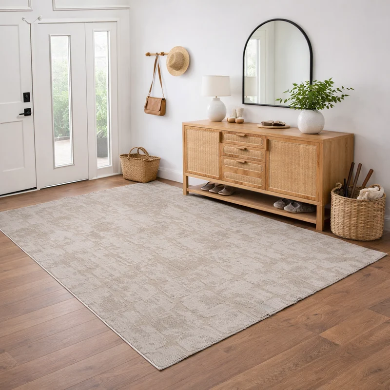Teppich Modern Wohnzimmer Schlafzimmer Rechteck 3D Effekt Hoch&Tief Pflegeleicht