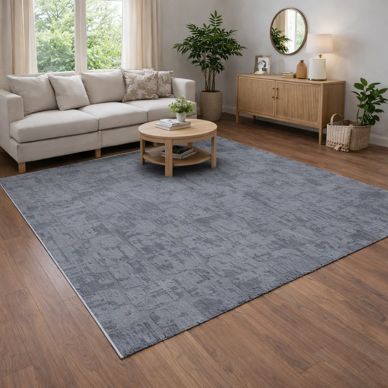Teppich Modern Wohnzimmer Schlafzimmer Rechteck 3D Effekt Hoch&Tief Pflegeleicht