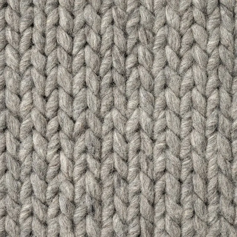Wollteppich - Twist Grau