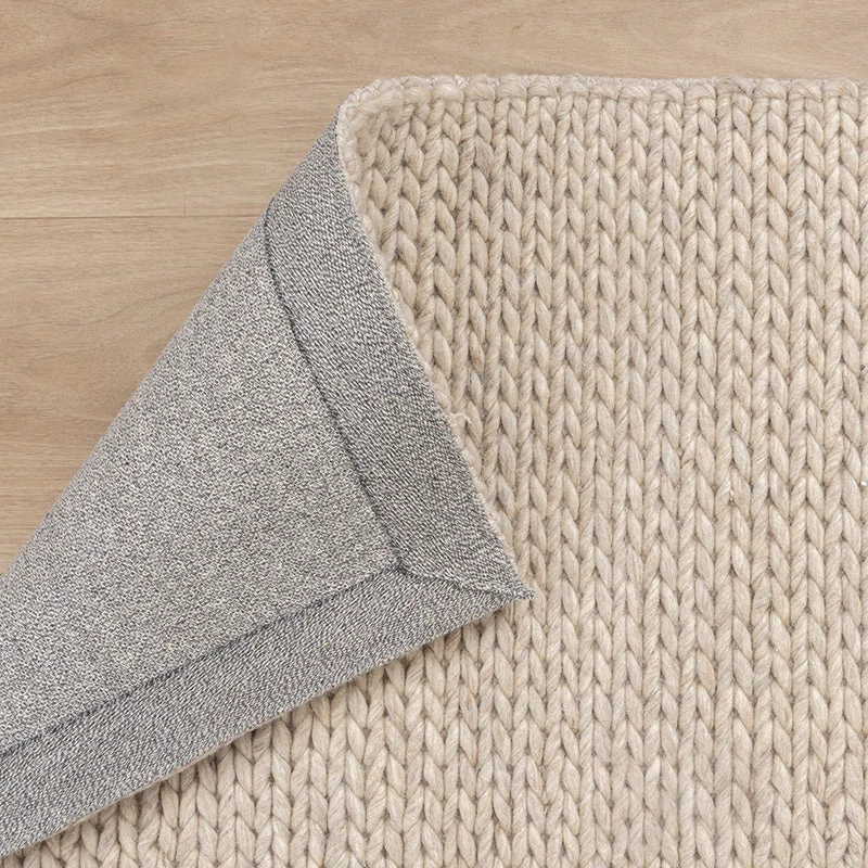 Wollteppich - Twist Beige