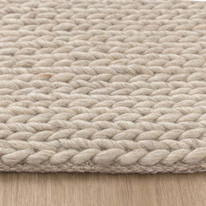 Wollteppich - Twist Beige