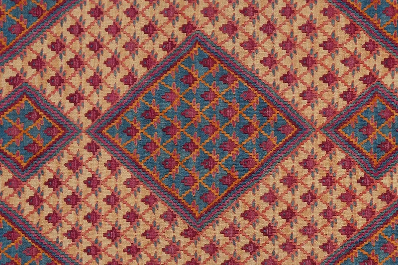 Kelim Senneh · Handgewebt – Beige, 161x107 cm