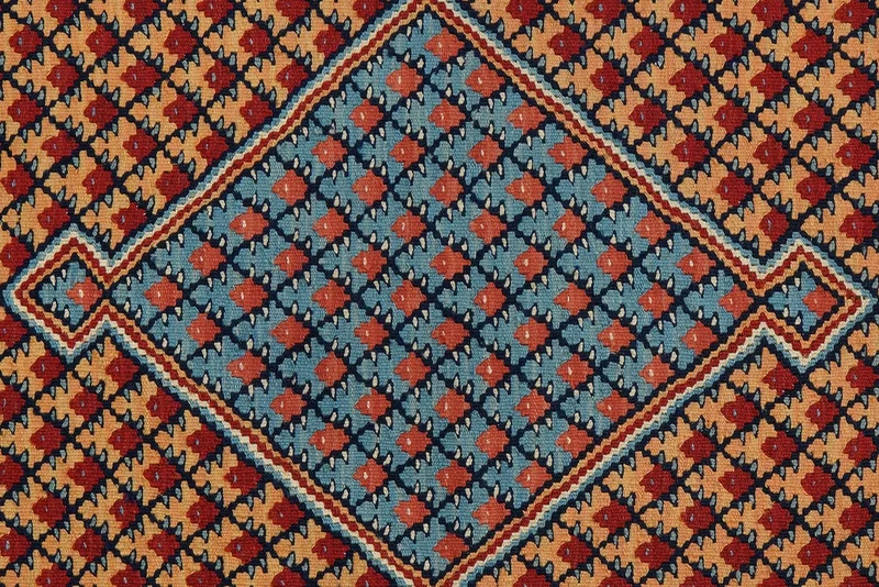 Kelim Senneh · Handgewebt – Beige, 148x105 cm