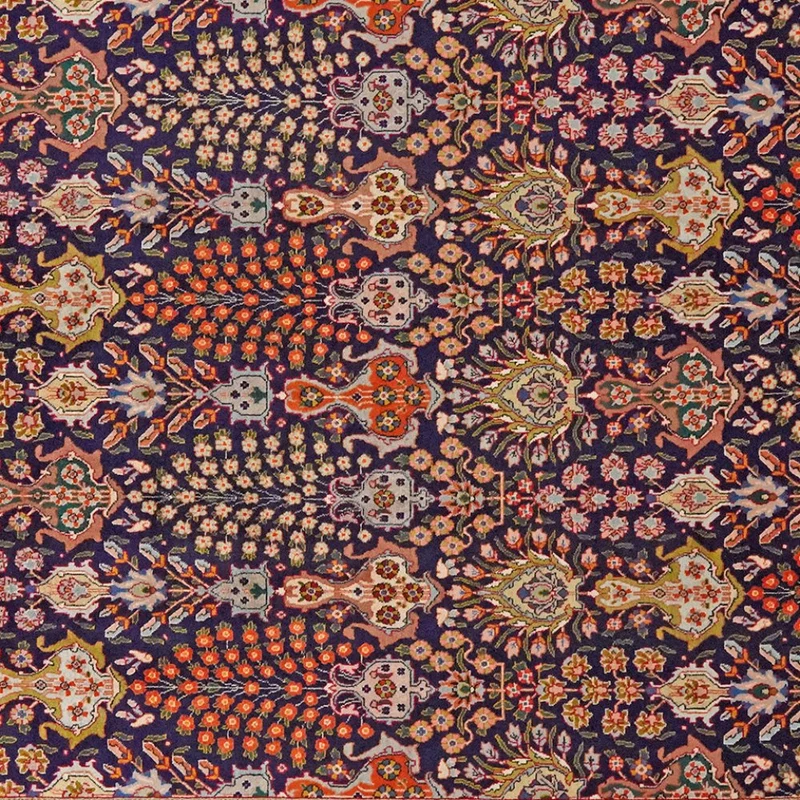 Tabriz Old · Handgeknüpft – Blau, 298x200 cm