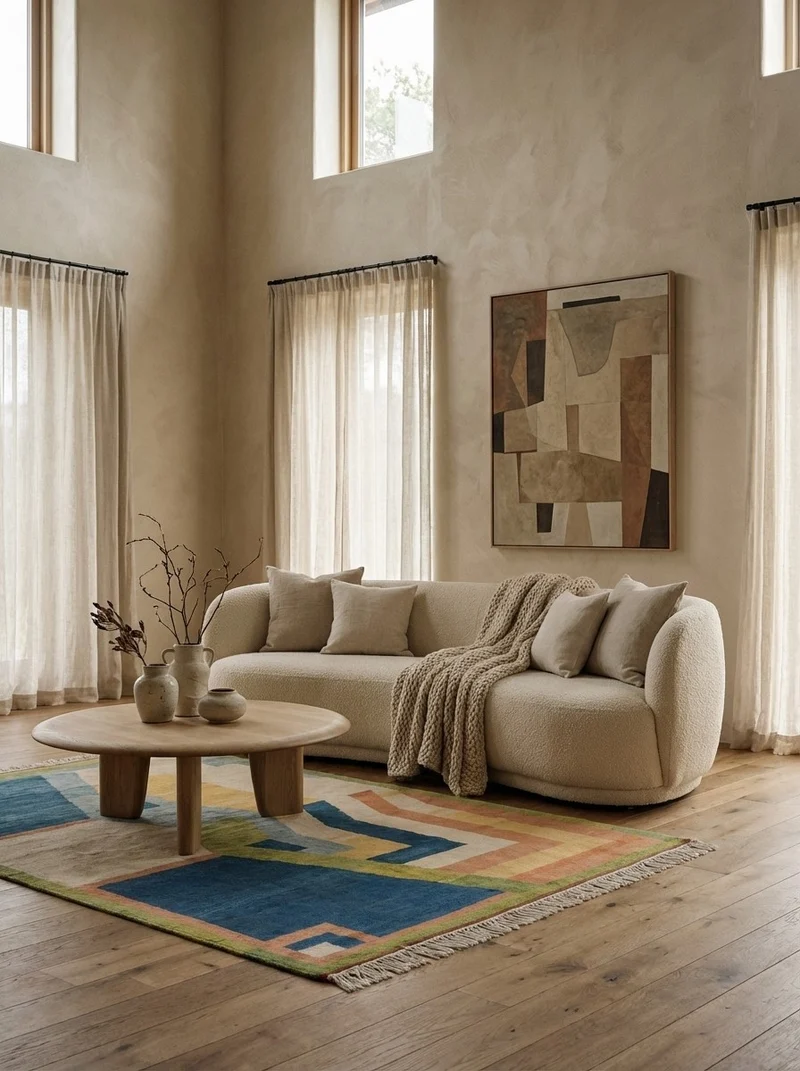 Konya · Handgeknüpft – Beige, 215x145 cm